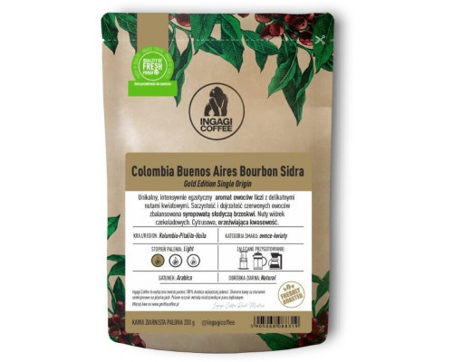 Ingagi Colombia Buenos Aires Bourbon Sidra 100 g
