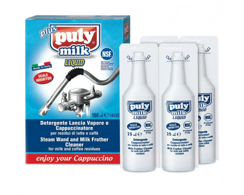 PULY CAF MILK PLUS - Płyn do czyszczenia systemów mlecznych 4x25ml