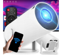 PROJEKTOR RZUTNIK WIFI ANDROID PRZENOŚNY OBROTOWY SMART 4K GŁOŚNIK BT 5.0