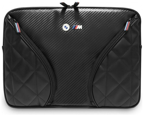 BMW Carbon Pockets&Metal Logo Sleeve 14" black
