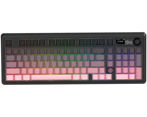 Ajazz   AK980 Gift Switch-V2-Pink-Gradient-Model-With-Screen RGB