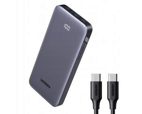 Ugreen Nexode 10000mAh 30W USB-A 2xUSB-C - gray