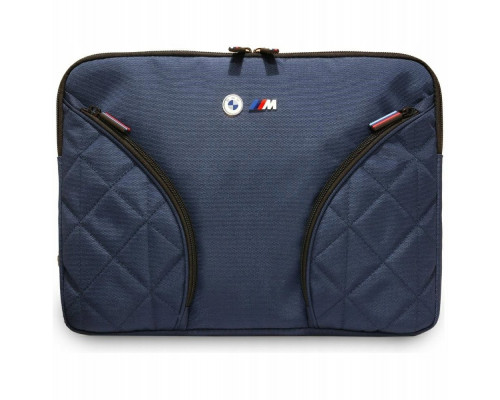 BMW Nylon Pockets&Metal Logo Sleeve 14" granatowy