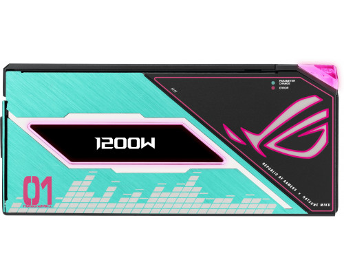 Asus ROG -THOR-1200P3-MIKU zasilania 1200 W 20+4 pin ATX ATX Wielobarwny