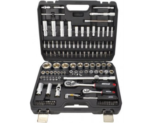 AWTools ZESTAW KLUCZY 144el. 1/2" / 1/4" BLACK LINE