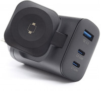 Realpower ładowarka do urządzeń przenośnych Power bank, Smartwatch, Tablet Black Prąd zmienny Ładowanie bezprzewodowe Szybkie ładowanie Wewnętrzna