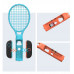 2x Rjacketa Tenisowa Rjackety For Badmintona Tenis - Joy-con Nintenfor Switch 2 / Ns2 / Jys-ns2266 / Pomarańcwith owy / Blue