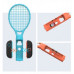 2x Rjacketa Tenisowa Rjackety For Badmintona Tenis - Joy-con Nintenfor Switch 2 / Ns2 / Jys-ns2266 / Pomarańcwith owy / Blue