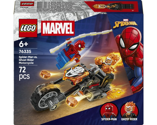 LEGO Marvel Spider-Man kontra Ghost Rider na motocyklu (76335)