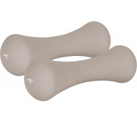 Hantelki cast iron neoprene 2x4kg, REBEL ACTIVE