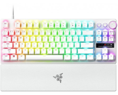 Razer Huntsman V3 Pro Tenkeyless 8KHz | Gaming keyboard | Wired | US | White | Razer  Optical Switch Gen-2