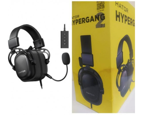 Hator HTA-940 Hypergang 2 słuchawki z mikrofonem 7.1 (opakowanie uszkodzone) HTA-940 DAMAGE (9202318424672)