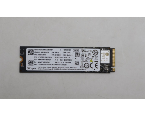 256GB M.2 2280 PCIe 4.0 x4 SSD