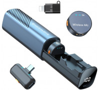 Mikrofony Medialove bezprzewodowe krawatowe S53 + powerbank