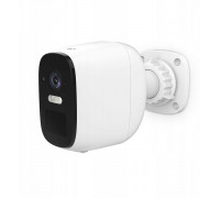 Kamera zewnętrzna Nedis Smartlife Wifi, IP66 czujnik ruchu, night vision, biały