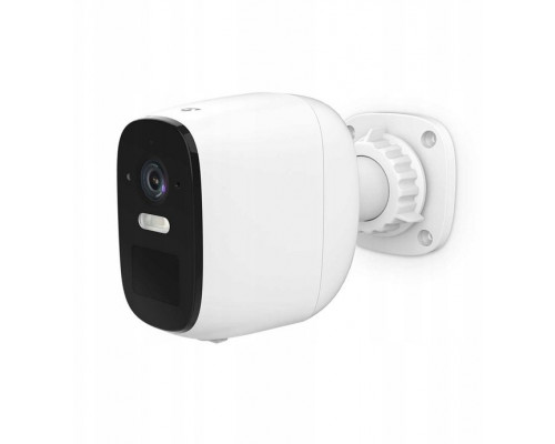 Kamera zewnętrzna Nedis Smartlife Wifi, IP66 czujnik ruchu, night vision, biały