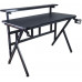 Gaming galds gamingowe z półką Cobra CRF4010RGB Black. LED RGB, 120 cm
