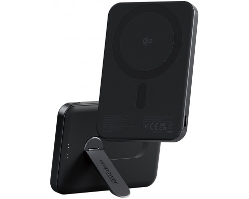 PanzerGlass empower w. Spin Stand 5000mAh Space Black