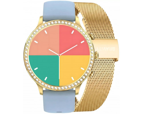 Smartwatch Gravity Gold Pasek i Bransoleta GT5-4