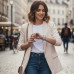 Zegarek damski SMARTBAND - GT40-4 LAVENDER