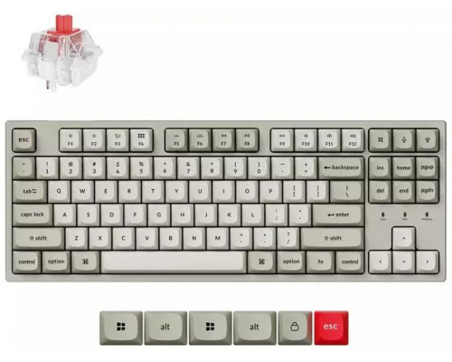 Keychron C1P 8K RGB Wireless Red