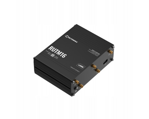 TELTONIKA NETWORKS RUTM16 4G/LTE DUAL-BAND eSIM WiFi with GLOBAL Telit Modem