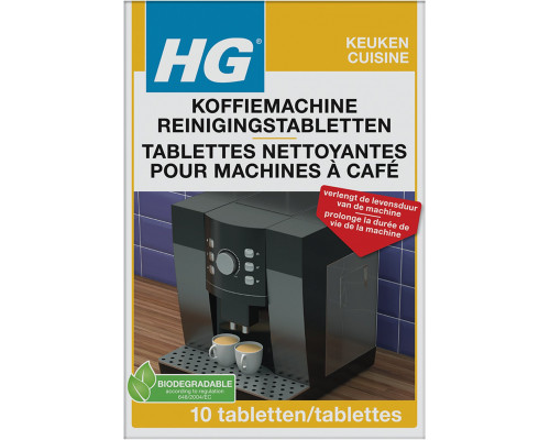 HG Uniwersalne tabletki do ekspresów do kawy czyszczenia 637000103 (8711577223397)