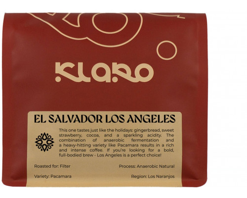 Klaro - kawa ziarnista Salwador Los Angeles Anaerobic Natural Filter 250 g