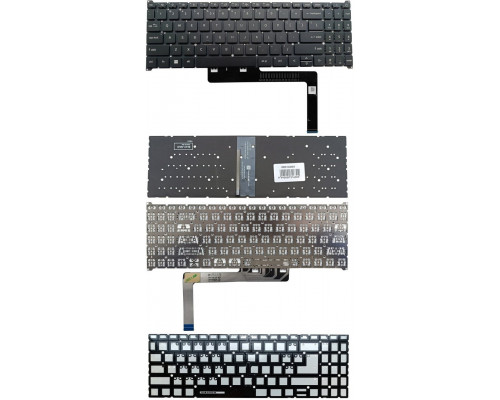 Acer Klaviatūra ACER Aspire A315-59, A715-76, A715-51G, A515-57 z podświetleniem US