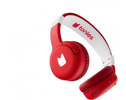 Tonies tonies 10003269 słuchawki/zestaw   Opaska na głowę Muzyka/dzień powszedni USB Type-C Czerwony, White