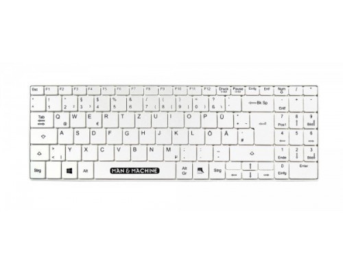 MAN&MACHINE ITs Cool klawiatura higieniczna fullsize DE white