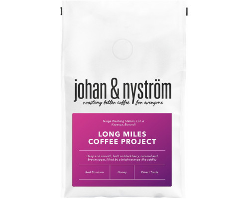 Johan & Nyström Johan & Nyström - kawa ziarnista Burundi Long Miles Ninga Honey Filter 250 g