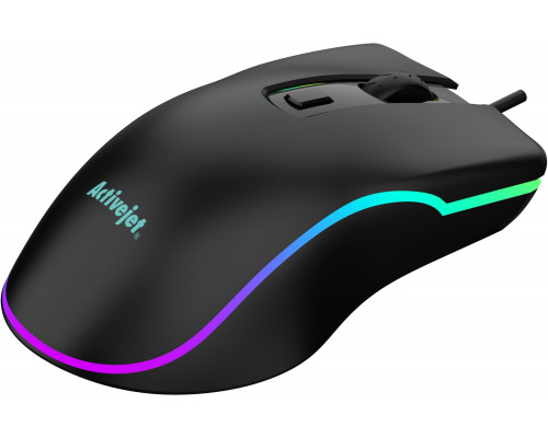 Activejet Activejet przewodowa podgrzewana USB AMY-W390. Ma 3 temperatury 30 stopni podświetlenie na żółto, 35 stopni podświetlenie na pomarańczowo, 40 stopni podświetlenia na czerwono.