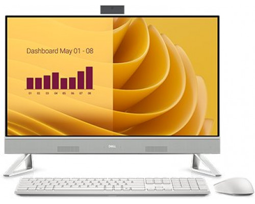 Dell DELL EC27250 Intel® Core™ i5 i5-1334U 68,6 cm (27") 1920 x 1080 px All-in-One PC 16 GB DDR5-SDRAM 512 GB SSD Windows 11 Pro Wi-Fi 6E (802.11ax) Perłowy, White