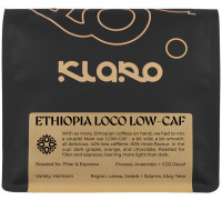 Klaro - kawa ziarnista niskokofeinowa Etiopia LOCO LOW-CAF Omniroast 250 g