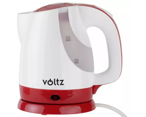 Sencor Oliver Voltz 55551230FR czajnik elektryczny 1300W 0.9L bezprzewodowy w kolorze białym/czerwonym 55551230FR (3800235300855)