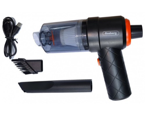 Aptel Auto odkurzacz Rosberg R51001PV 6W 0.1L ładowalny czarny 55R51001PV (3800237045839)