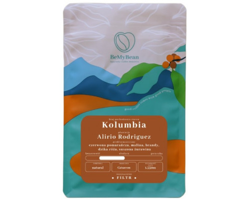 BeMyBean kawa ziarnista Kolumbia Alirio Rodriguez Filter 250 g