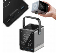 Cuktech Cuktech 300W 40000mAh  ładowaniem bezprzewodowym 2x USB-C + 2x USB-A - Black