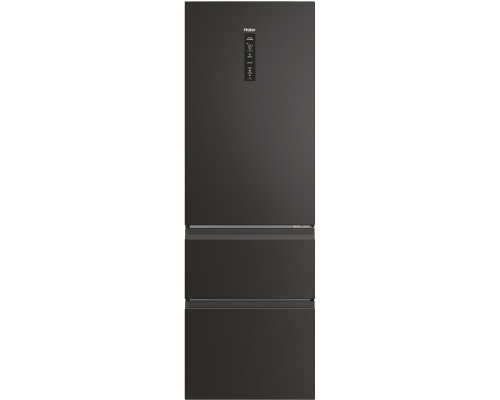 Haier 3D 60 Series 5 Total No Frost 360 L wysokość 185 cm czarny - Ledusskapis HTW5618DNPT (6901018087424)