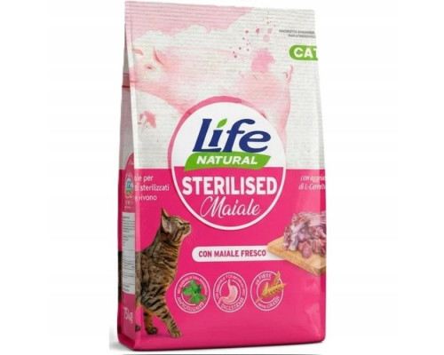 Life Pet Care LIFE CAT SUCHA FOOD 7,5kg STERILISED PORK