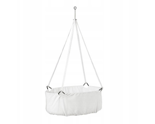 Leander Classic™ cradle, long hanging straps 4 pcs – white