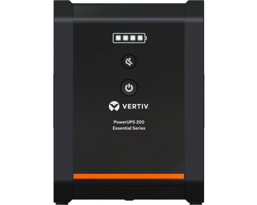 UPS Vertiv Vertiv PowerUPS 200 Essential, 2200VA/1225W, 230V, Line Interactive, 6 Type F