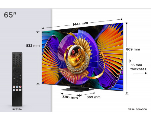 TCL C7L 65'' 4K UHD SQD-Mini LED Black - 65C7L (5901292529949)