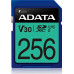 SD  ADATA Premier Pro SDXC 256 GB Class 10 UHS-I/U3 V30 (ASDX256GUI3V30S-R)