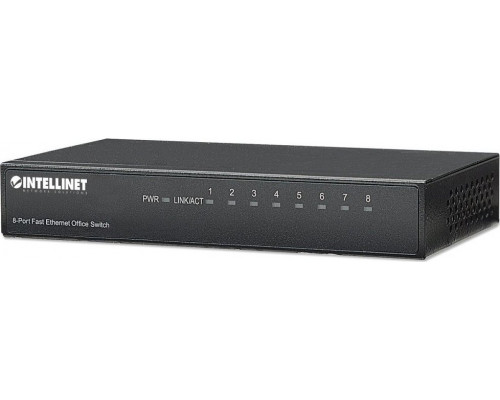 Switch Intellinet Network Solutions Ethernet 8x 10/100Mbps RJ45 Desktop Metal (523318)