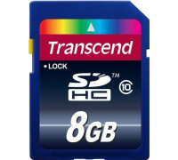SD  Transcend 200x SDHC 8 GB Class 10  (TS8GSDHC10)