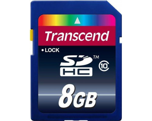 SD  Transcend 200x SDHC 8 GB Class 10  (TS8GSDHC10)