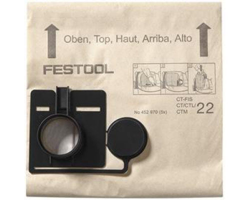 Festool filtering FIS-CT 22 5 pcs. (452970)