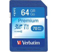 SD  Verbatim Premium SDXC 64 GB Class 10 UHS-I/U1  (44024)